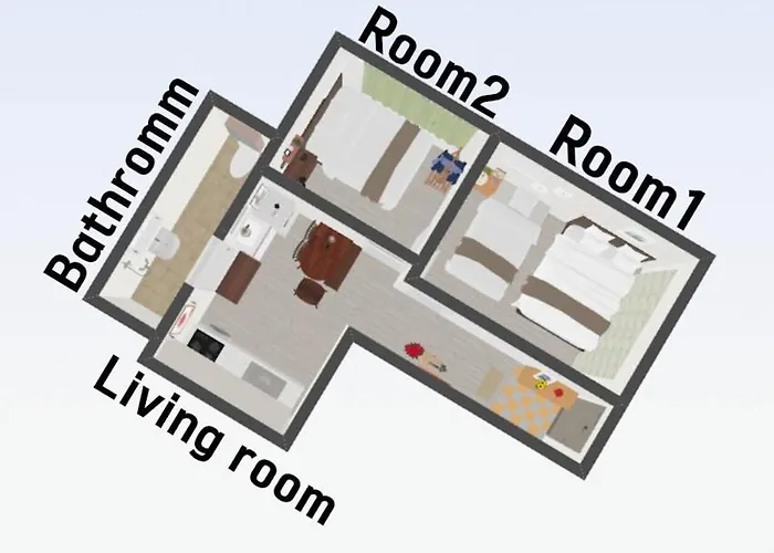 New 7 Minutes From Hongik Station Airport Railroad Airport Bus 3 Minutes 5 People Daire Seul